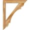 Ekena Millwork Olympic Traditional Rough Sawn Bracket w/ Offset Brace, Western Red Cedar, 6"W x 34"D x 42"H BKT0604X34X42OLY01RWR - alternate 2